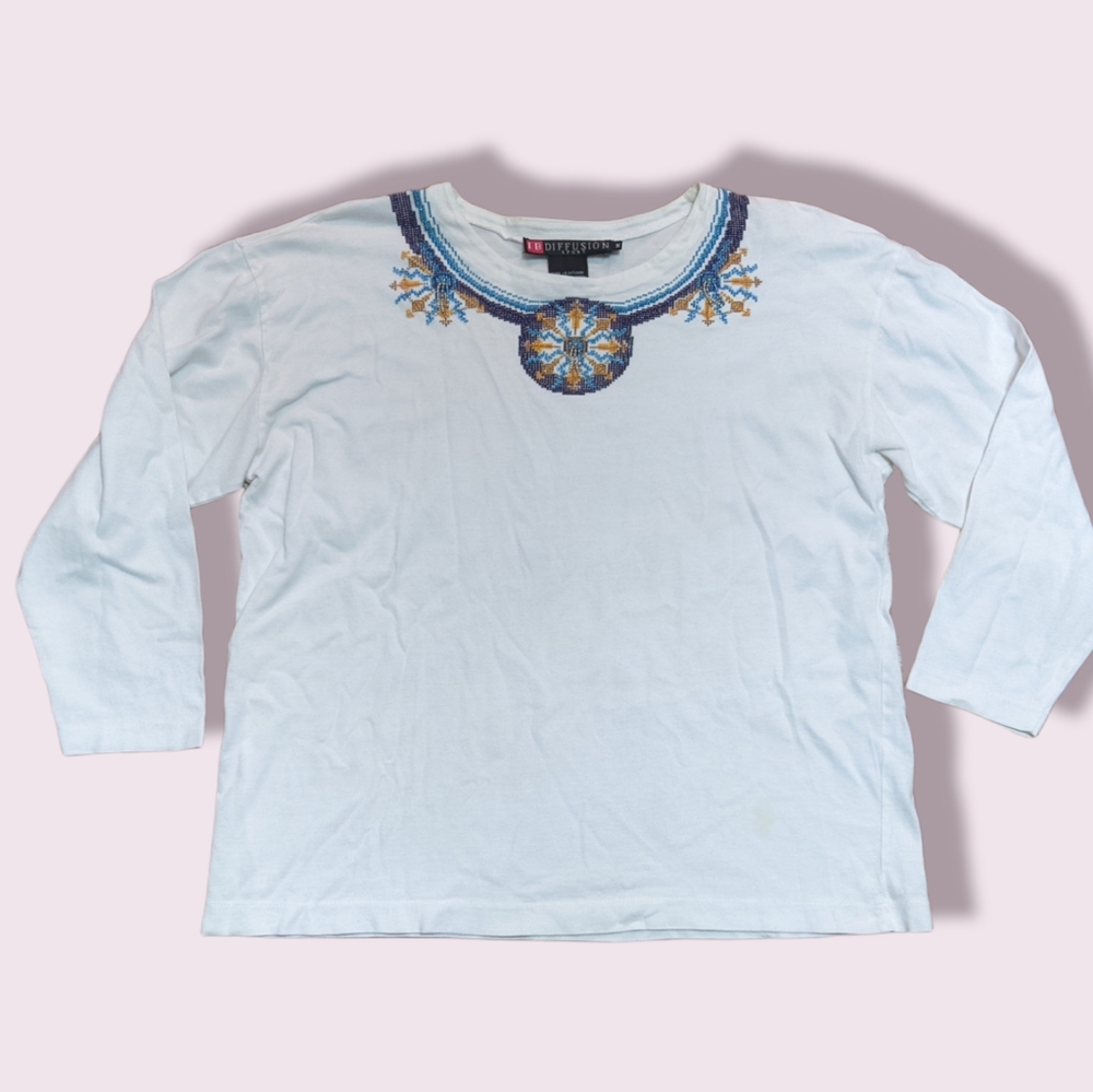 Vintage 90s Beaded Top